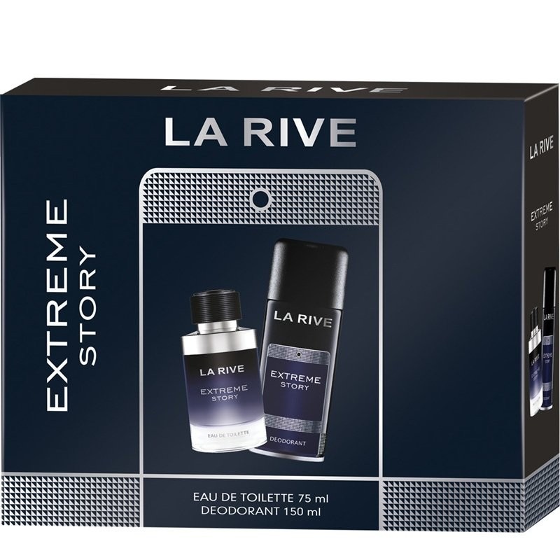 La Rive EXTREME STORY Men Eau de Toilette 75ml & Deodorant 150ml Gift Set