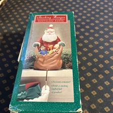 Stocking Hanger Nostalgic Santa In Box Hallmark