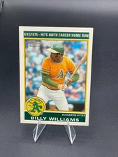 2025 Topps Heritage High Number 1976 Retirees 76R-9 Billy Williams, Oakland Athl