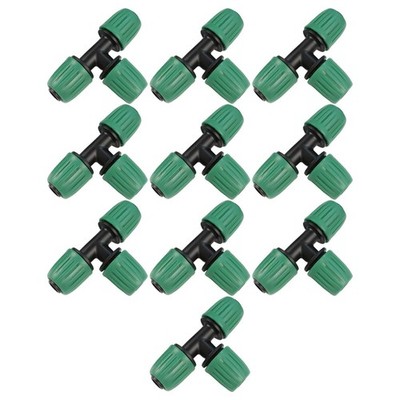 Praktischer 16 mm Stachel T-Stück Adapter für Tropfbewässerung langlebige Lei