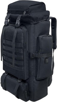 80L Camping-Wanderrucksack, Großer Survival-Jagdrucksack Herren, wasserdichter 