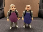 Star Wars Vintage 1980 Ugnaught Purple & Blue Aprons Smocks Kenner Figures
