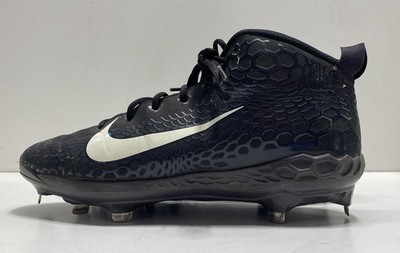 Nike Zoom Force Trout 5 Pro Black White Metal Baseball Cleats Men's Size 9.5