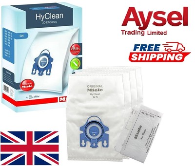 Genuine Miele HyClean 3D Efficiency GN Vacuum Dust Bags - 4 Bags & 2 Filters Included | 3.5L Capacity 3 thumbnail image