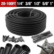 Split Conduit Wire Loom Tubing Wrap Protector Cable Sleeve Flex Polypropylene