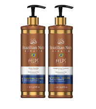 Felps Brazilian Nuts Keratin Thermal Sealing Straightening 2x33oz