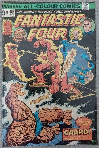 Fantastic Four #163. Rare Marvel Comic. October 1975 Issue. Bronze Age Classic.