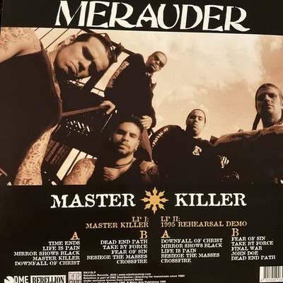 Merauder - Master Killer LP 2025 Rebellion – RR315LP [30th