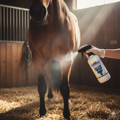 AniMed Blue Lotion Antiseptic Wound Spray 16 oz. for Horses Dogs Cattle Sheep