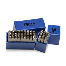 Capri Tools Professional 1/8 cala Zestaw znaczków literowo-cyfrowych, 36 sztuk
