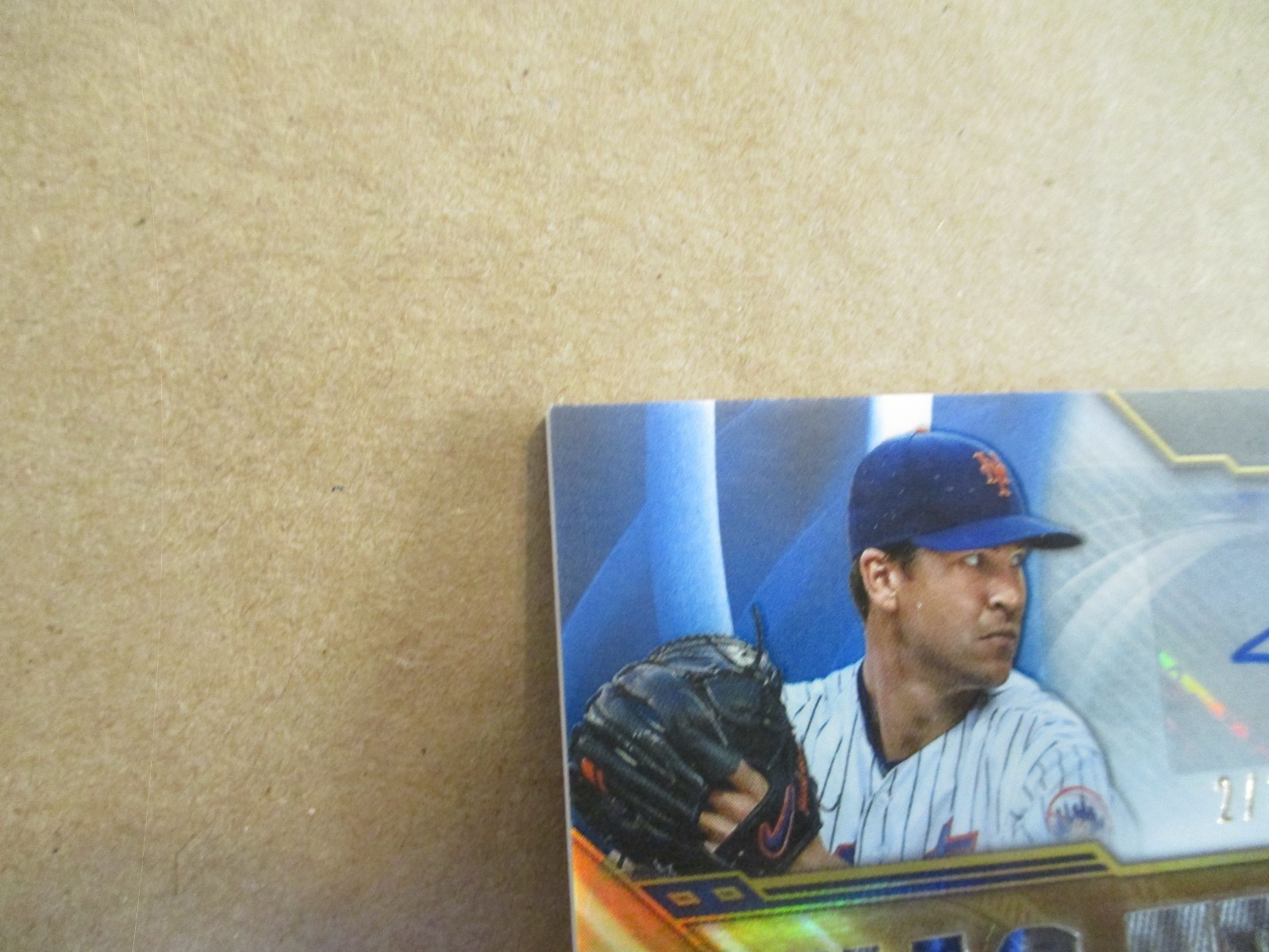 2019 TOPPS TRIPLE THREADS JACOB DEGROM #TTAR-JD4 3 COLOR RELIC PATCH AUTO 2/3 view 2