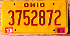 Item photo. Show Listing Details page. Listing 2015 Ohio License Plate Number Tag – Suspension Revocation