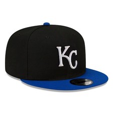 Brand New 9FIFTY Baseball Cap - MLB Kansas City Royals Basic Black Snapback Hat