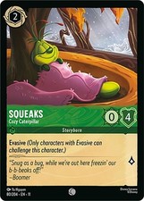DISNEY LORCANA TCG - Winterspell - Squeaks - Cozy Caterpillar - 80/204 FOIL