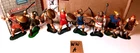 WWA Vintage Marx Warriors of The World VIKINGS, modded & Hand Painted Hong Kong