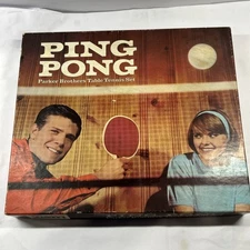 Vintage 1970 Parker Brothers Table Tennis Set No 243 Complete