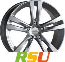 MAK Zenith matt titan 7x17" ET42 LK5 112 ML 76 Alufelgen 17 Zoll