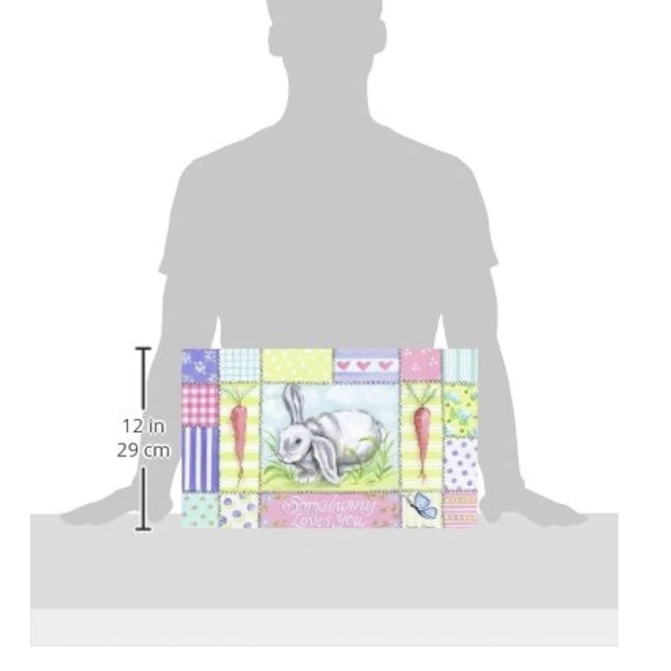 Some Bunny Loves You*Decoración de pared de madera*arte de pared colgante* Bonnie Elaine*15x10* Foto 2 de 2