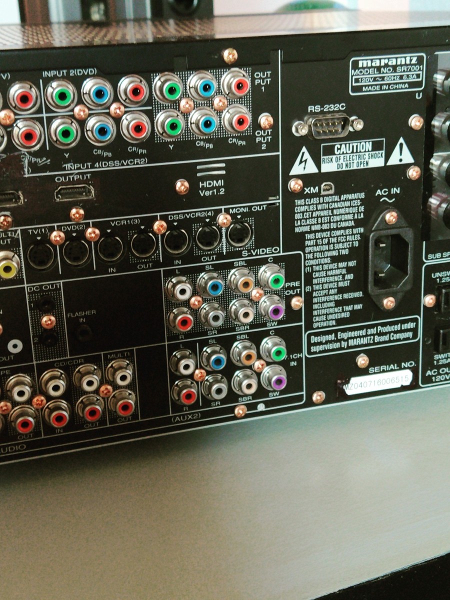 Marantz SR 7001 7.1 Channel 140 Watt Receiver for sale online | eBay