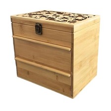 Présentoir en bois pour huiles essentielles, pouvant contenir des flacons de 5