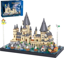 Magic Castle Micro Mini Building Blocks Sets - Harry Castle Grounds Building Bri