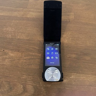   SONY Walkman NWZ-A845 16GB MP3 Player OLED Display inkl. Original Lederetui