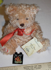 SIGNED 1997 Disney World Teddy Bear Convention 10th Mohair Steiff Zehn 824/2500