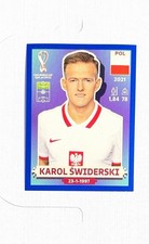 Karol Swiderski ~ 2022 Panini FIFA World Cup Qatar Sticker ~ Blue #POL20