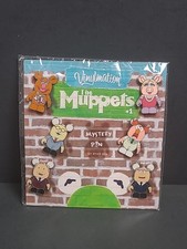 Disney Vinylmation Muppets #1 Pin Set Brand New 7 Pins (inc. Mystery Pin )