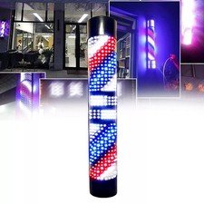 Salon Decoration Light - RGB LED Barber Sign - Modern Black Acrylic - Wall Mount
