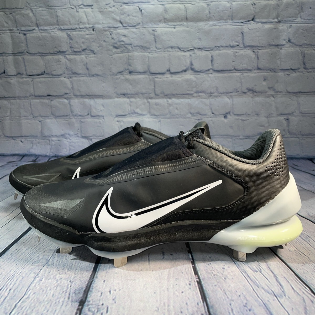 Nike Force Zoom Trout 8 Pro Metal Baseball Cleats Black 