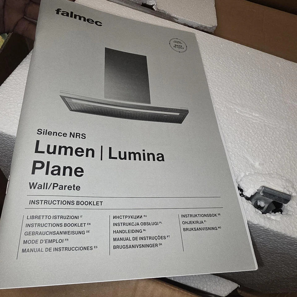 Кухонная вытяжка FAlmec FNLUM36W5SS 36 дюймов 500 куб. футов/мин с сенсорным управлением нержавеющая сталь - Изображение 2 из 4