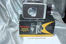 KODAK BROWNIE 8 3 LENS 8mm TURRET MOVIE CAMERA with 3 LENSES in ORIGINAL BOX