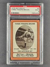 1976 Motorola #5 Three Fingers Brown PSA 9 Mint