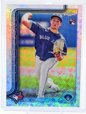 2025 Topps Chrome Logofractor Jake Bloss #188 RC Toronto Blue Jays