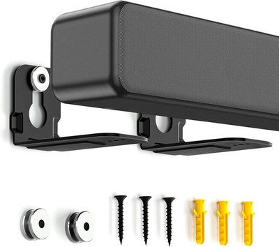 Universal Soundbar Wall Mount Bracket Floating Wall Shelf for Samsung, Sony, LG,
