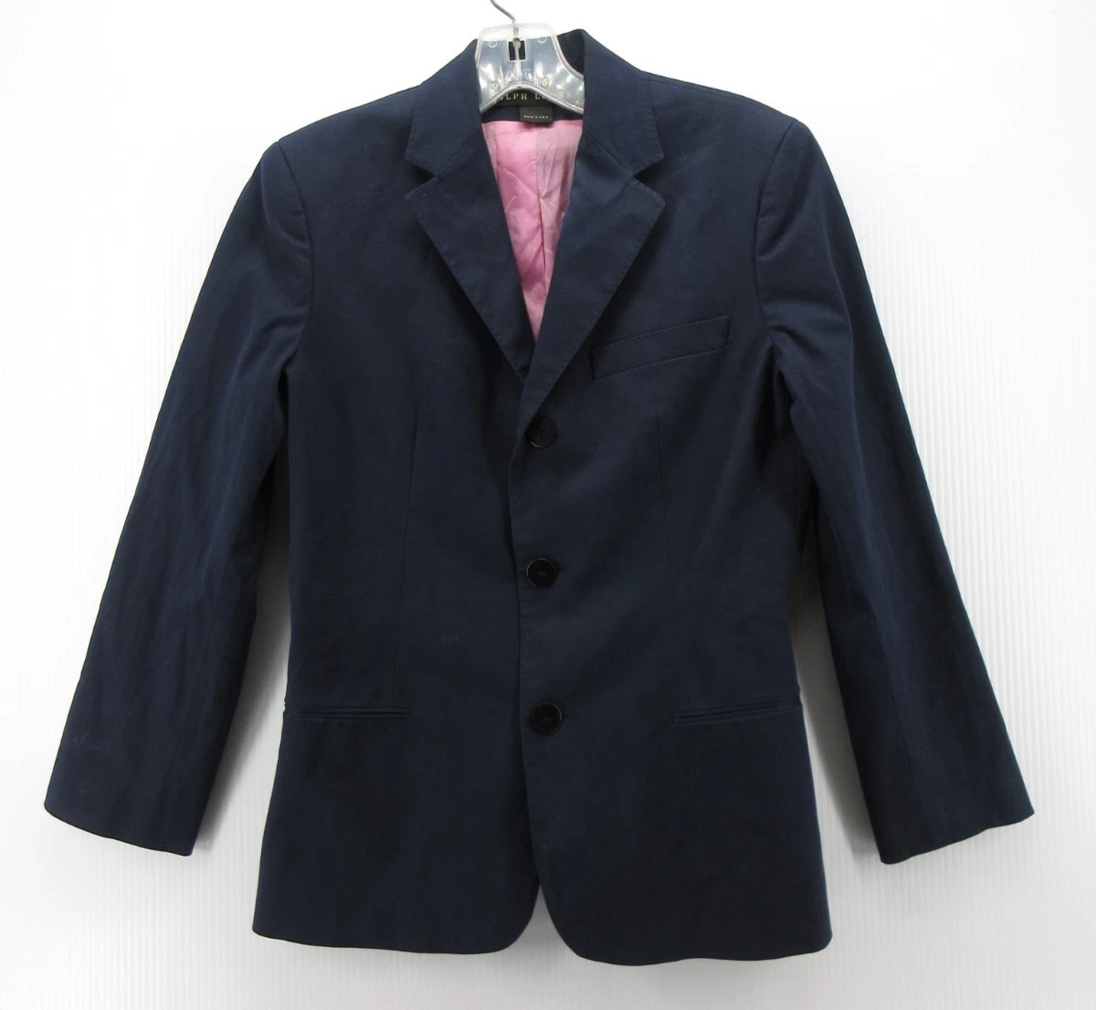 Ralph Lauren Black Label Blue Solid Coats, Jackets & Vests for