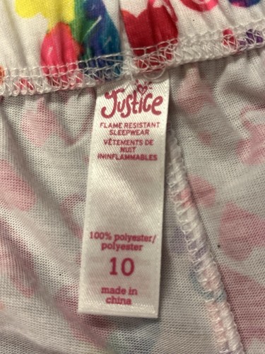 JUSTICE GIRL 10 BRIGHT Colorful Hearts RUFFLE TIERED SKIRT SKORT ELASTIC WAIST - Bild 5 von 5