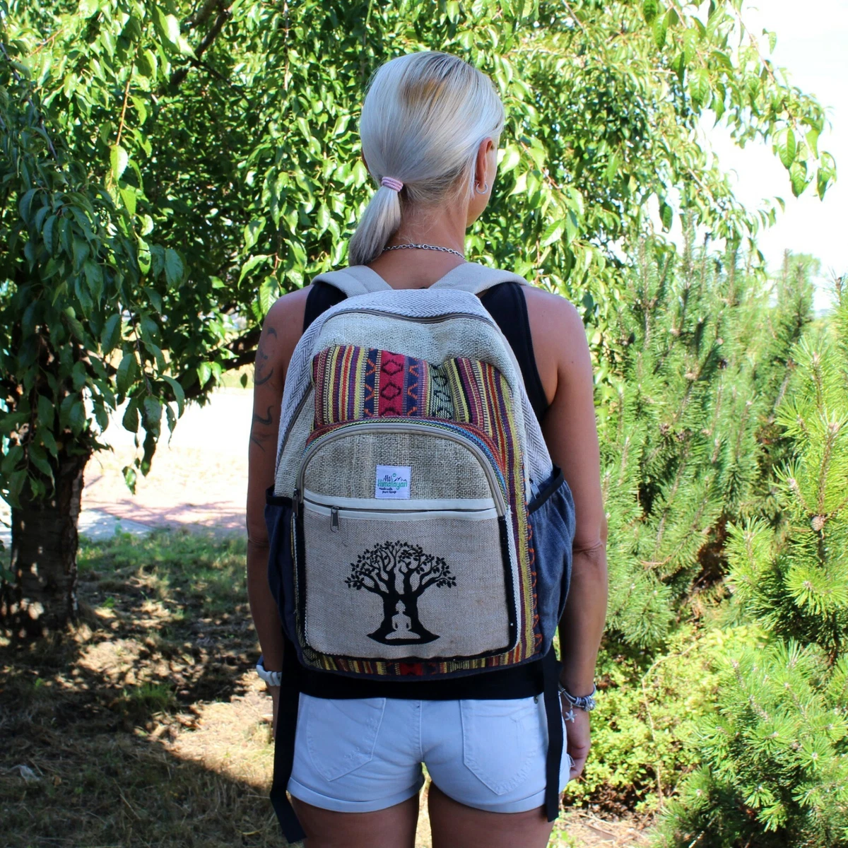 Hemp sales cotton backpack