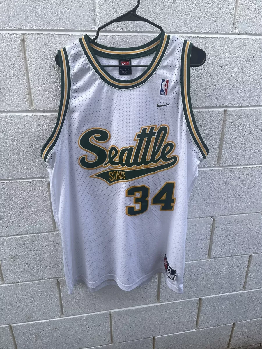 Retro Ray Allen Seattle SuperSonics 34 Jersey – Ice Jerseys