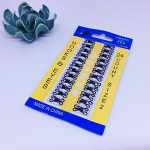 attache métallique pour jupe Crochet Taille 3 gris ou noir Lot Agrafe attache métallique pour jupe Crochet Taille 3 gris ou noir Lot Agrafe