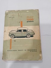 fiat 1200 granluce libretto libro manuale catalogo parti di ricambio book parts