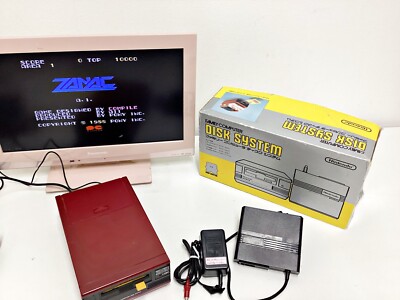 Nintendo Famicom Disk System 612 Boxed New Belt/Tuning 1 Week to USA