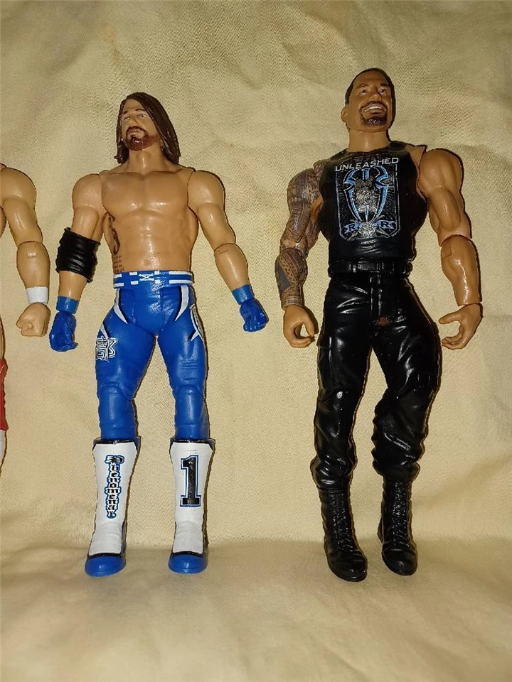 Lote de 4 figuras de acción de lucha libre Mattel WWe 2017 - estilos - Balor - Sansón - +1 Foto 4 de 4