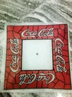 Vintage Tiffany Style Coca Cola Ceiling Light Glass Lamp Cover 14" X 14"