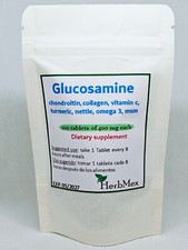 Glucosamine chondroitin collagen vitamin c turmeric nettle omega 3 msm tablets