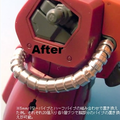 Metal Detail Up Seamless Power Energy Cable Pipes sz S MG HG Gundam SHIP FROM US - Picture 8 of 8