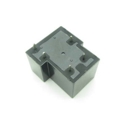 Relè Elettrico 40A SPST 12V/24V DC Per PCB - HHC67E-1H, 4 Pin, Nero