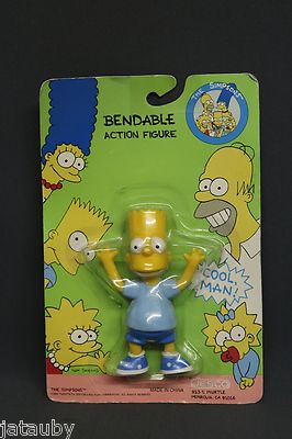 BART SIMPSONS BENDABLE ACTION FIGURE - NEW IN PACKAGING 1990 | eBay