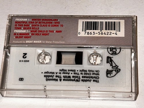 Christmas Time With The Judds Christmas Holiday MusicCassette 1J33 - Picture 4 of 4